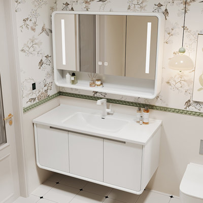 French style simple bathroom cabinet