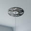 16 po x 5 pi 7 po x 8 pi x P 1/2 po, médaillon de plafond en PVC de qualité architecturale, argent chaud antique-40714900-40714881