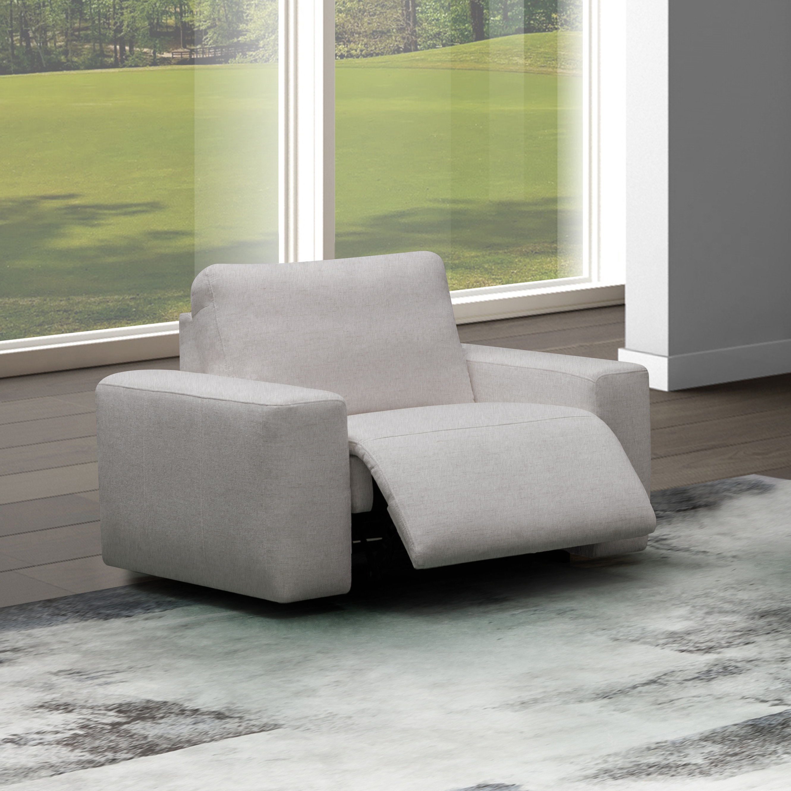 Latitude Run® Quincy Upholstered Power Recliner Wayfair