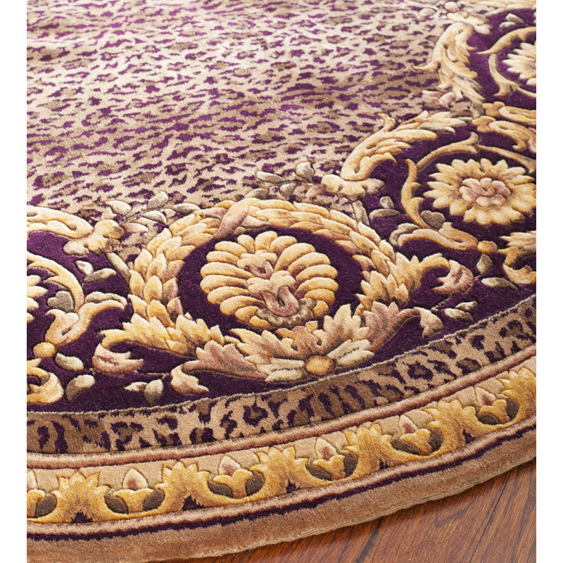 Fl01 Area Rug In Multi, Round 6'