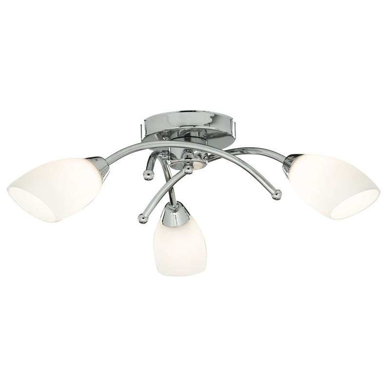 Kiantone Semi Flush Mount, Chrome