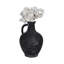 Vase en terre cuite avec poignée décorative moderne