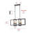 Lennain 8 - Light Iron Dimmable Geometric Chandelier