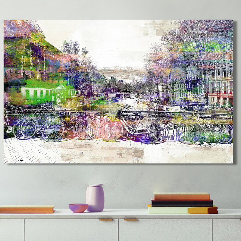 " Amsterdam III ", 18" H x 30" W x 1" D