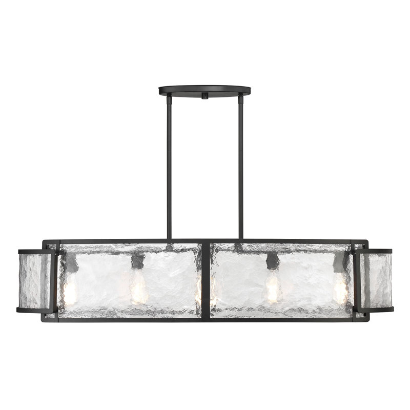 Luminaire suspendu géométrique à 5 lumières Madeleyn
