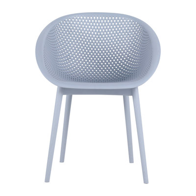 Chaises longues en plastique toutes saisons résistantes aux intempéries, en maille respirante, résistantes au sol pour une utilisation intérieure / extérieure, balcons idéaux avec matériau, assemblage à 90, ergonomique