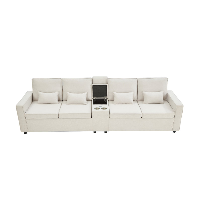 4 Seater Sofa, Beige