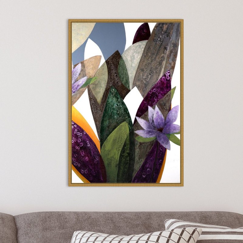Reproduction d’art graphique sur toile, "jardin Eterno 4"