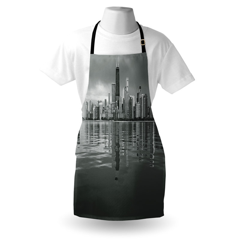 No Pattern Bib Apron