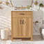 Meuble-lavabo 24 po avec cadre en bois, tiroir rabattable, 2 portes à fermeture douce avec rangement pour porte, tablette réglable et meuble-lavabo moderne