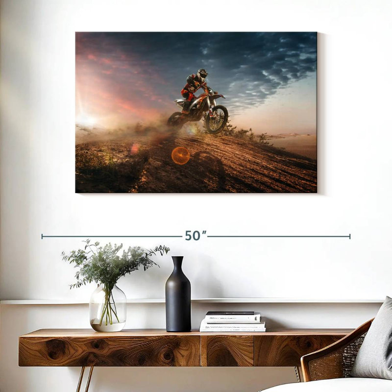 Sireci Dirt Bike Ride, 26" H x 39" W