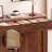 Chinese style floor standing shoe cabinet