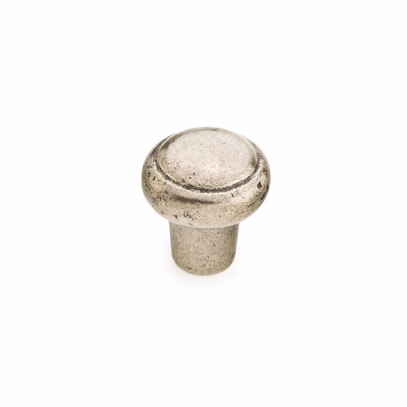 Mountain Bronze Round Knob, Italian Nickel