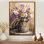 Art floral mural Wildflower Breeze Farmhouse II - Fleurs sauvages