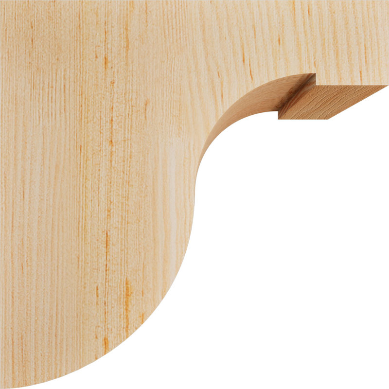 Del Monte Corbel, H 8 po x l 3,5 po x P 8 po, Sapin de Douglas, Lisse