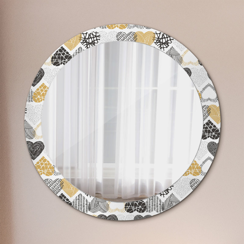 Huldar Glass Flat Wall Mirror