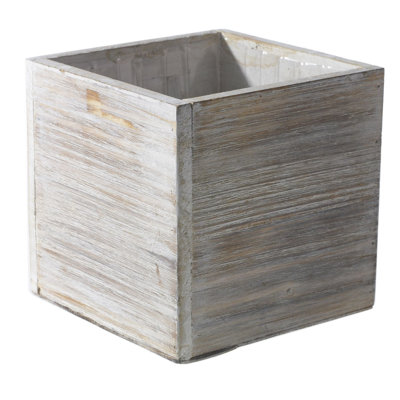 Boîte à fleurs en bois 