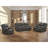 Transitional Style 1Pc Glider Recliner Pillow Top Arms Gray Finish Primary Living Room