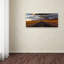 Art mural sur toile tendue - Adhemar Duro «Yellow Road» pour décoration de salon, de chambre à coucher ou de bureau - 10 x 24-22371157