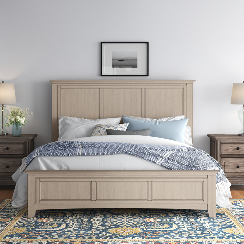 Melfa Standard Storage Bed, Antique White, King