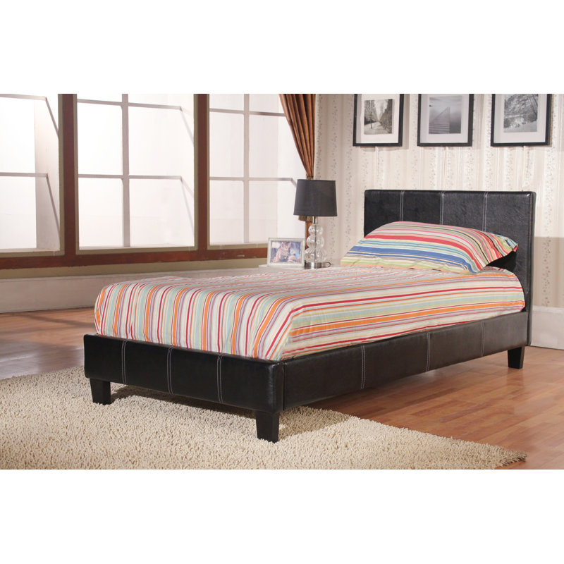 Blackburn Upholstered Bed, White, Double (4'6)