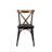 Bohlman Extendable Dining Table & Chairs Set (4 Pieces), Black | 100% Melamine Coated Particle Board, Table Size: 47.2 x 30.3 x 29.5 in (Open Size: 60.2 in) | Stylish Leatherette Chairs, Beech Wood Legs, Perfect for Modern Dining Rooms