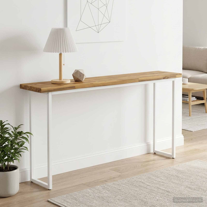 Solid Wood Table Top, 3cm H x 160cm W x 20cm D, Natural