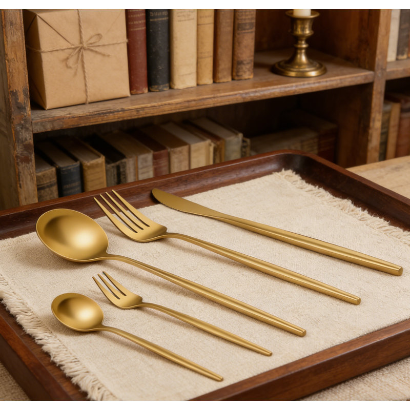 Stainless Steel 90 Pieces Flatware Set