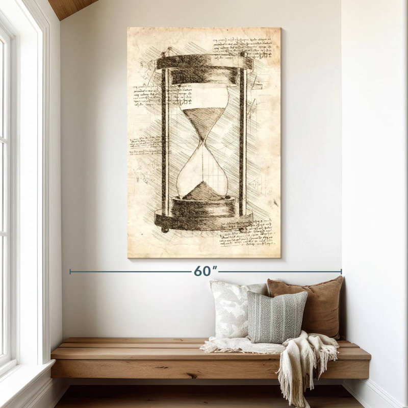 Laelle Old Hourglass, 51" H x 34" W