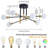 Aethan 6 - Light Dimmable Sputnik Sphere Chandelier