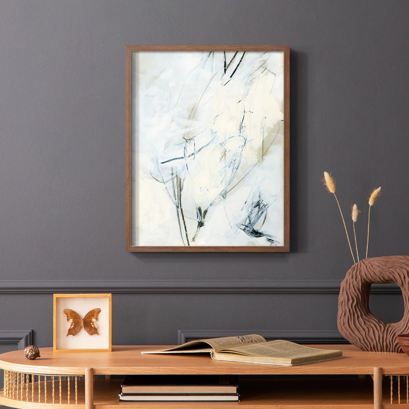 «Liminal Space I», reproduction encadrée - bois massif, Cadre photo brun simple, H 28 po x l 22 po