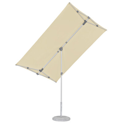 Fleming 210 cm W X 150 cm D Rectangular Tilt Market Parasol with Manual Lift