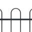 Celinda Black Metal Fence Panels Included-1652485858