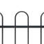 Celinda Black Metal Fence Panels Included-1652485861