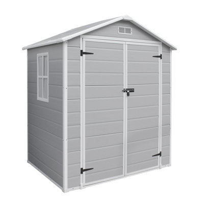 6 Ft. X 4.5 Ft. Resin Outdoor Storage Shed with Floor and Window