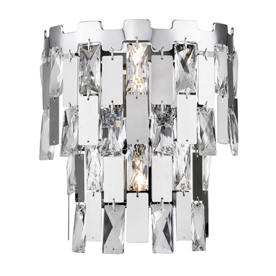 Claudio Steel Flush Mounted Sconce