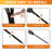 4PCS Solar Torch Lights Outdoor, 43 inch 96 LED, Waterproof Landscape Garden Pathway Light with Vivid Dancing Flickering Flames