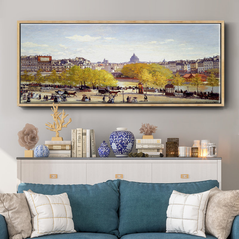 Que Du Lourve 1867 - toile encadrée