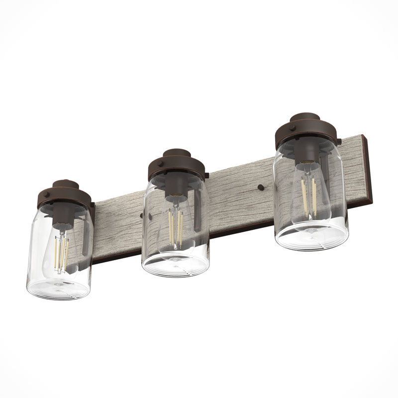 Devon 3 - Light Dimmable Vanity Light, Onyx Bengal