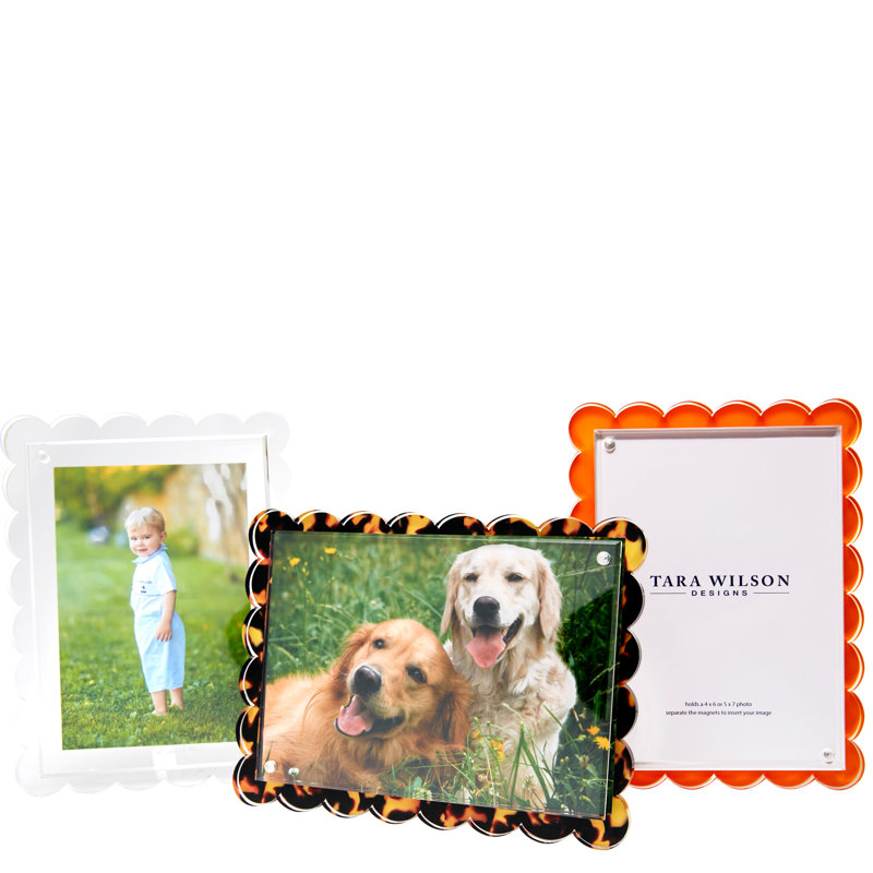 Floater Picture Frame, Tortoise, 6" W x 8" H