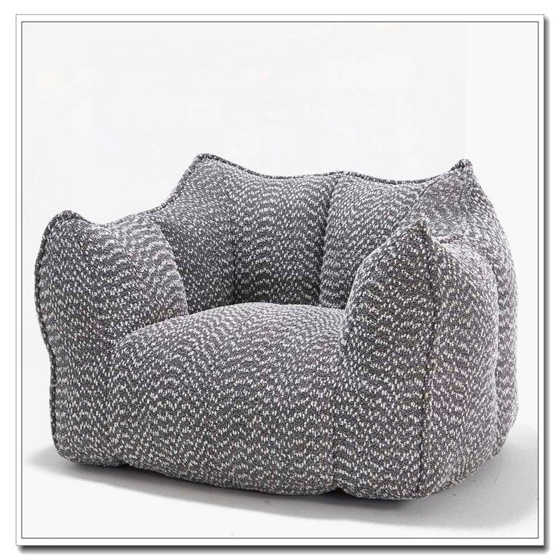 Fauteuil à billes en chenille, Gris