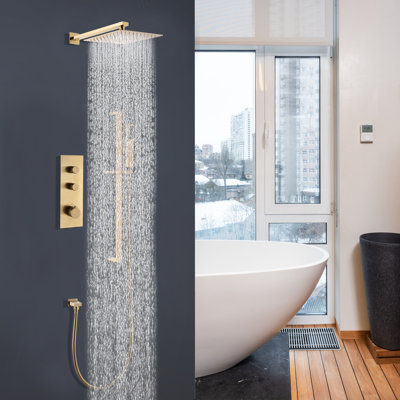 Système de douche avec valve brute