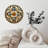 Mosaic Glass Clock Wall Art Home Decor