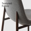 Chaise d'appoint rembourrée avec pieds en métal Jozwiak-421713040