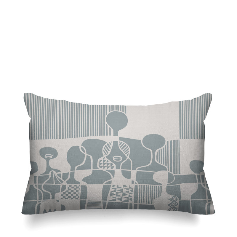 Housse et insert de coussin extérieur Ori, gris