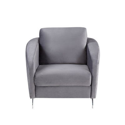 Modern Chic Accent Armchair, Bedroom Chair