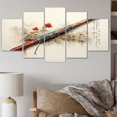 Native Art Sacred Talking - Native American Art Wall Decor - 5 Panels