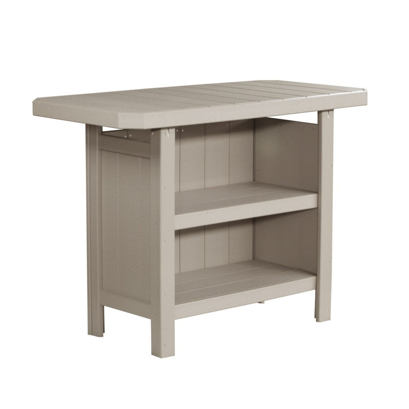 Table 42" rectangulaire Peytin, Bois vieilli
