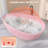 63" Matte Pink Freestanding Acrylic Bathtub Deep Soaking Tub For Bathrooms With Resin Reinforced Construction-121783921