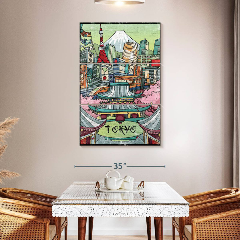 Sireci Imperial Tokyo, 50" H x 32" W
